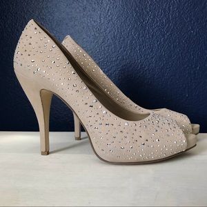 Gianni Bini Peep Toe Stud Heels